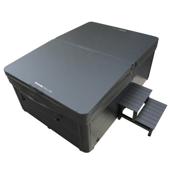 Jacuzzi zewnętrzne Sunset z pokrywą i schodkami