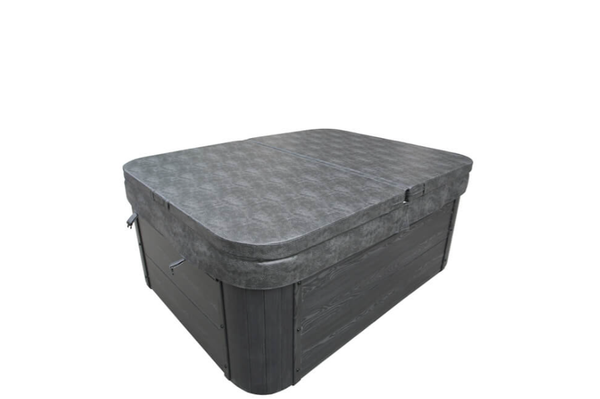 Jacuzzi zewnętrzne White Marble z pokrywą i schodkami