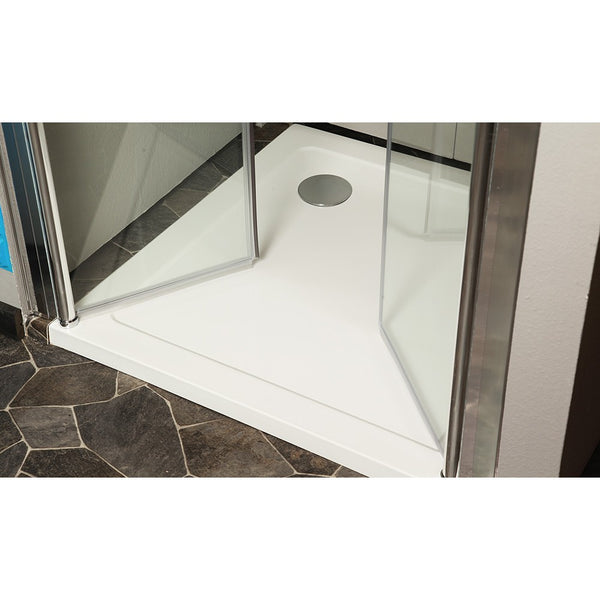 Drzwi składane prysznicowe  LAVEA - szkło przeroczyste 75 x 195 cm