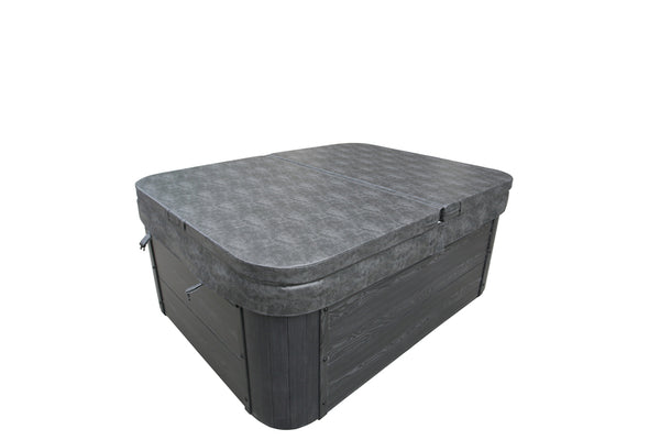 Wanna spa całoroczna White Marble - ze schodami i pokrywą termiczną