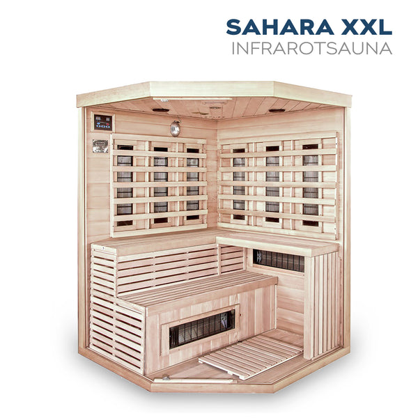 Sauna na podczerwień SAHARA - XXL z promiennikiem pełnego spektrum