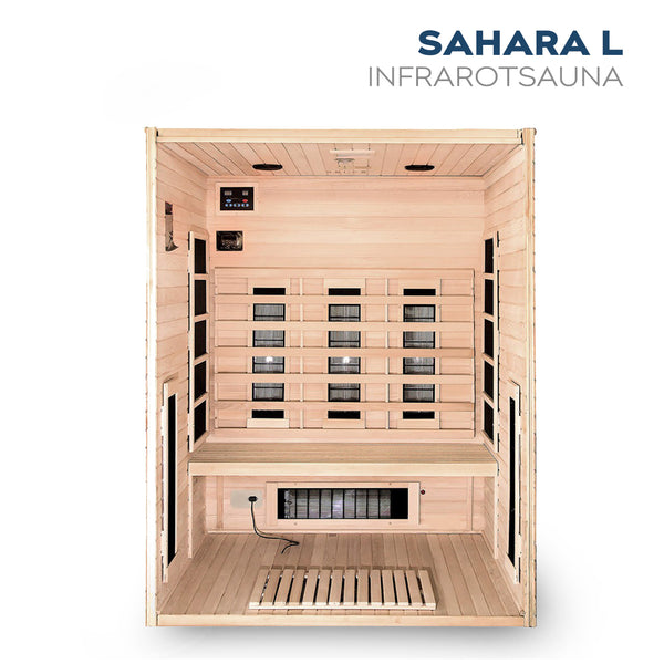 Sauna na podczerwień SAHARA - L z promiennikiem pełnego spektrum