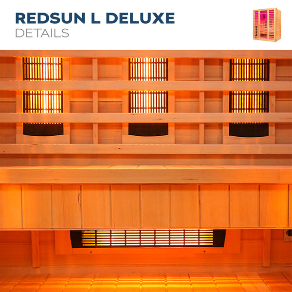 Sauna na podczerwień REDSUN DELUXE - L