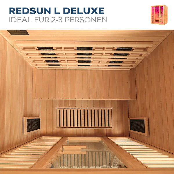 Sauna na podczerwień REDSUN DELUXE - L