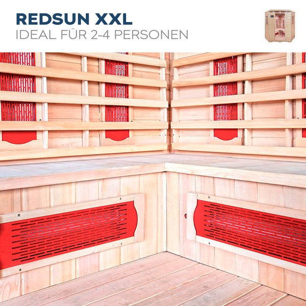 REDSUN - Sauna na podczerwień XXL