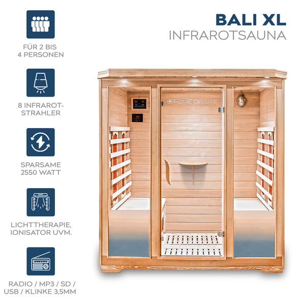 Sauna na podczerwień BALI - XL
