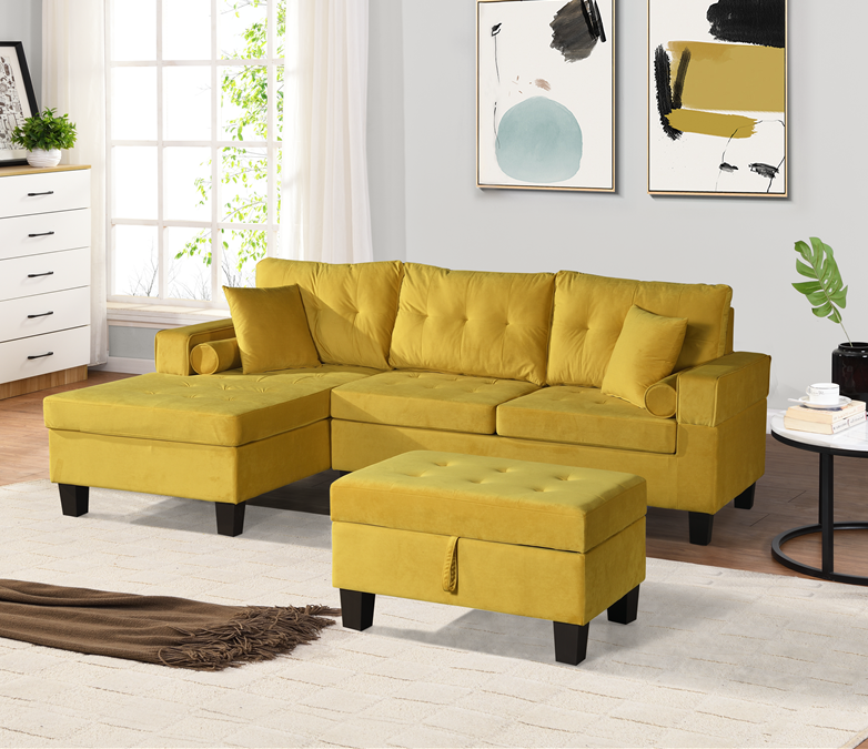 Sofa ROM - żółta prawa