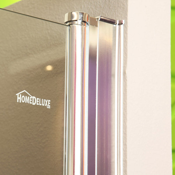 Drzwi wahadłowe prysznicowe LAVEA - szkło bezbarwne 90 x 195 cm