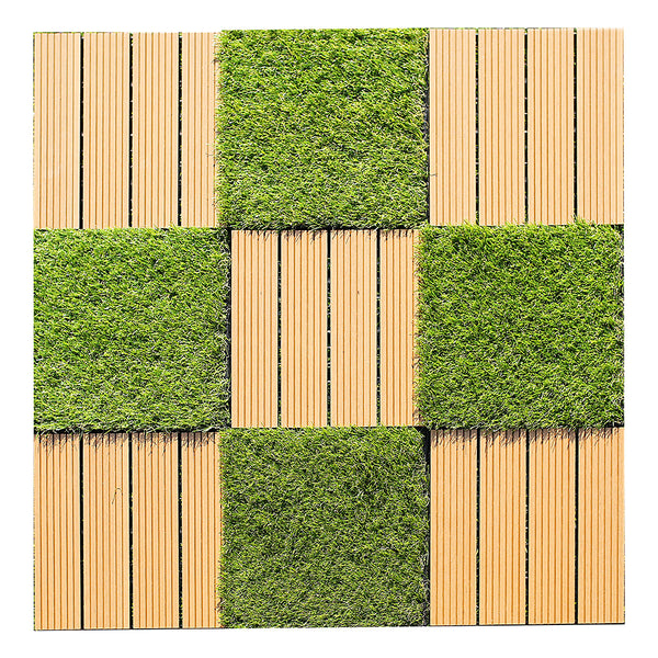 Płytki ze sztucznej trawy - 1 m²