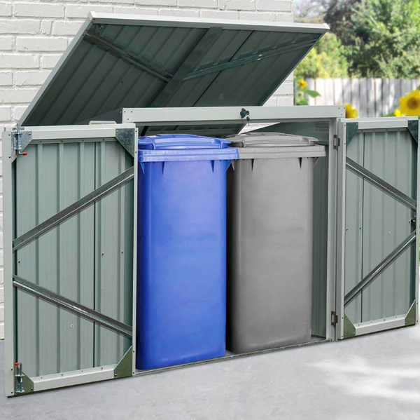 Zabudowa koszy na śmieci Basura M 2x240L