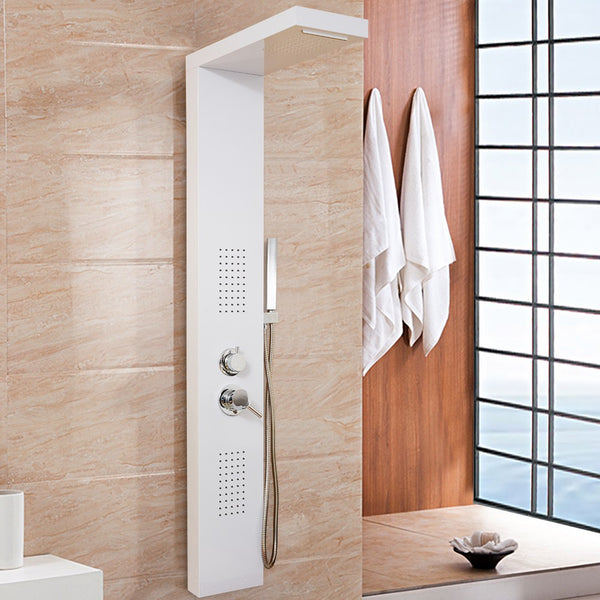 Panel prysznicowy CASCATA - biały
