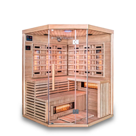 sauna duża wewnętrza sauna na podczerwień sauna warszawa 