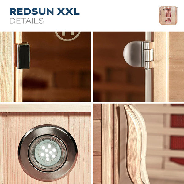 REDSUN - Sauna na podczerwień XXL