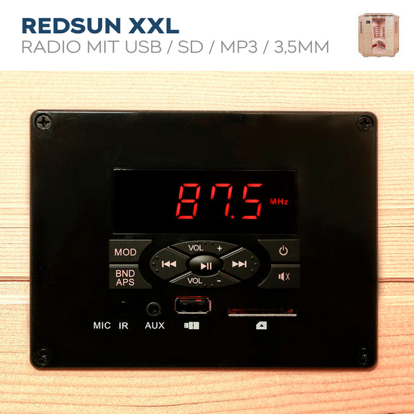 REDSUN - Sauna na podczerwień XXL