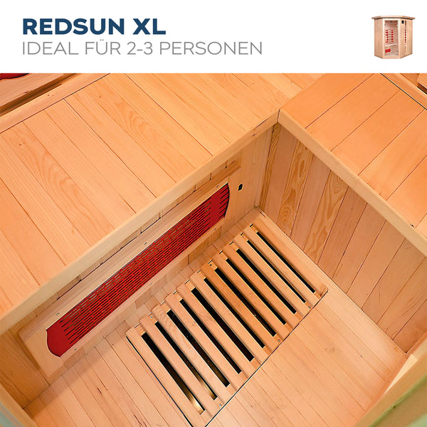 Sauna na podczerwień REDSUN - XL