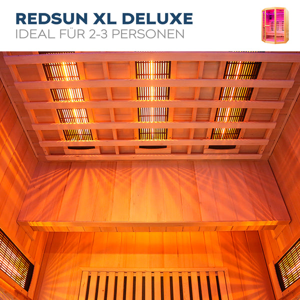 Sauna na podczerwień REDSUN DELUXE - XL