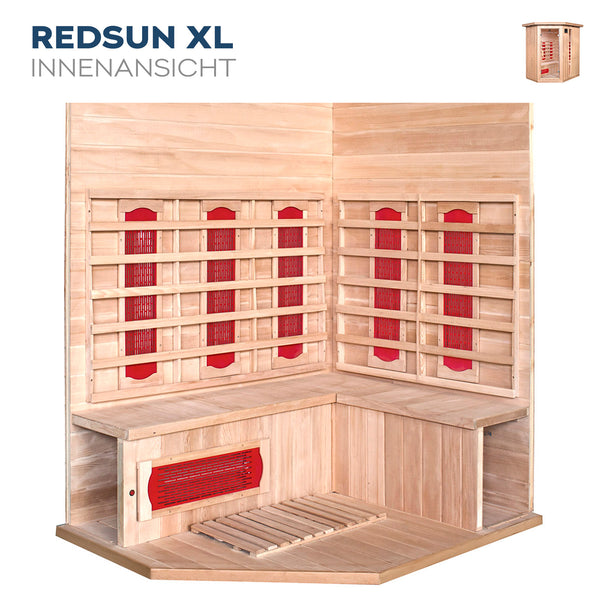 Sauna na podczerwień REDSUN - XL