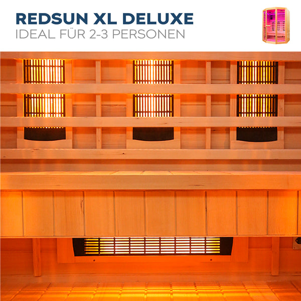 Sauna na podczerwień REDSUN DELUXE - XL