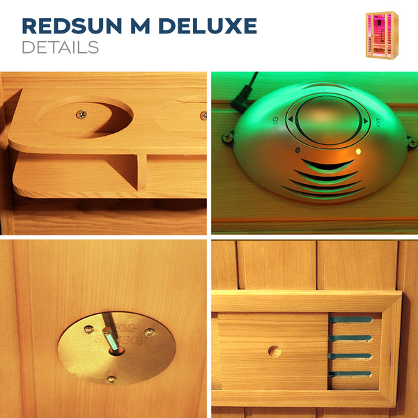 Sauna na podczerwień REDSUN DELUXE - M