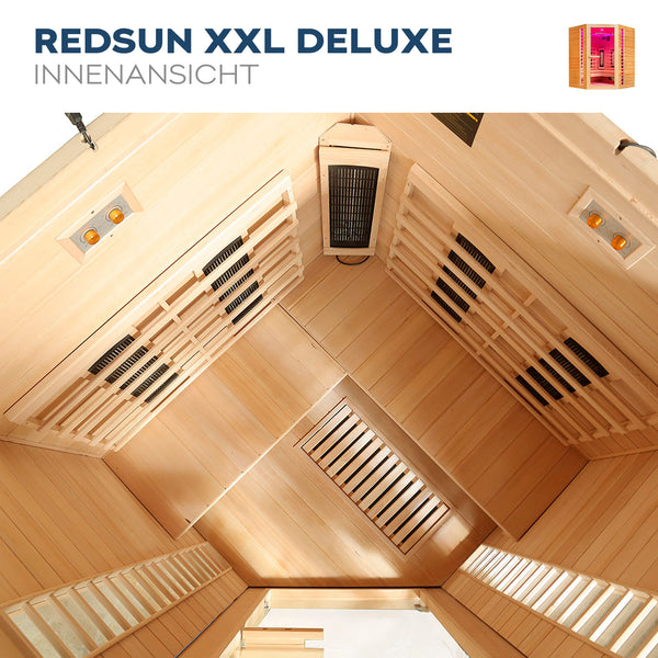Sauna na podczerwień REDSUN DELUXE - XXL