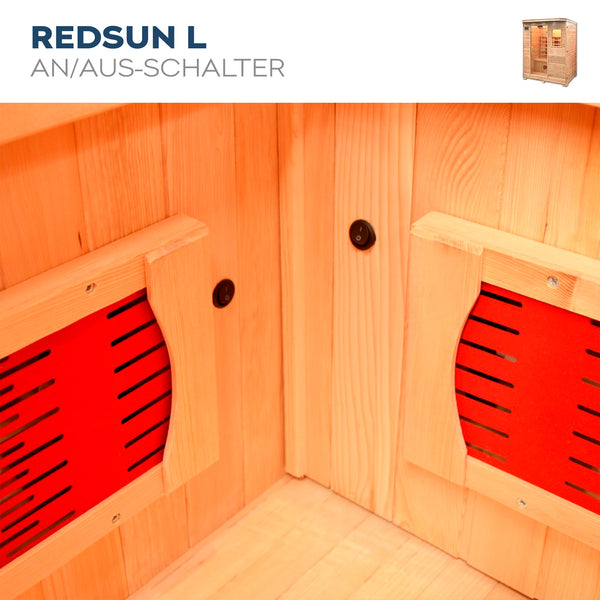 Sauna na podczerwień REDSUN - L