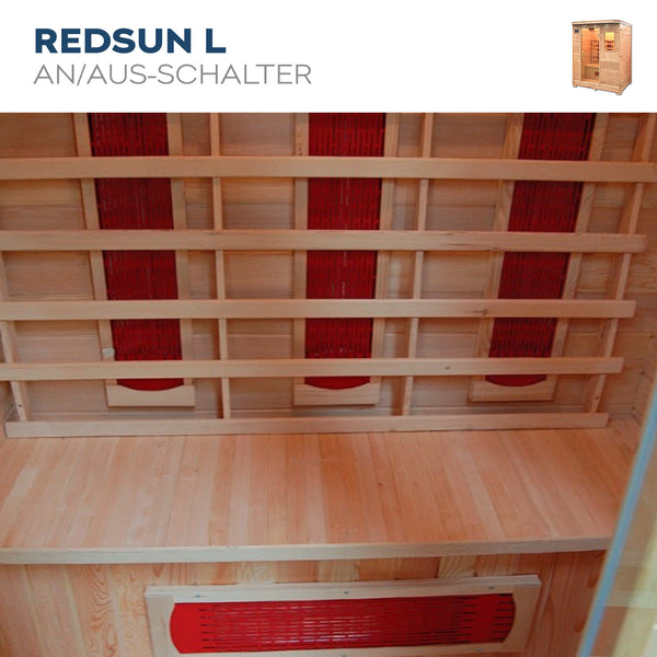 Sauna na podczerwień REDSUN - L