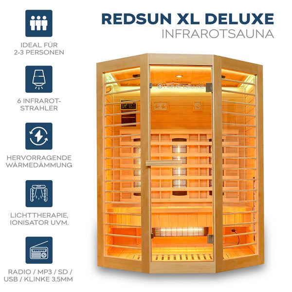 Sauna na podczerwień REDSUN DELUXE - XL