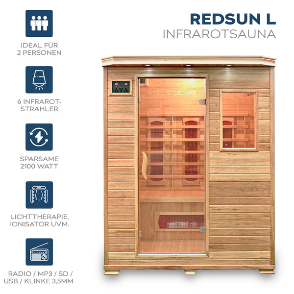 Sauna na podczerwień REDSUN - L