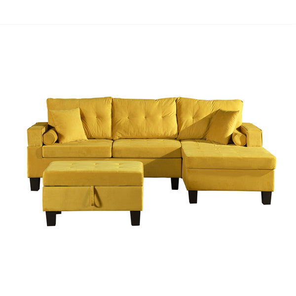 Sofa ROM - żółta lewa